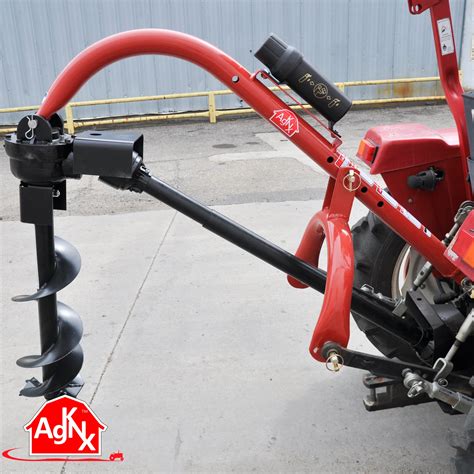 compact tractor digger attachment|3 point post hole diggers.